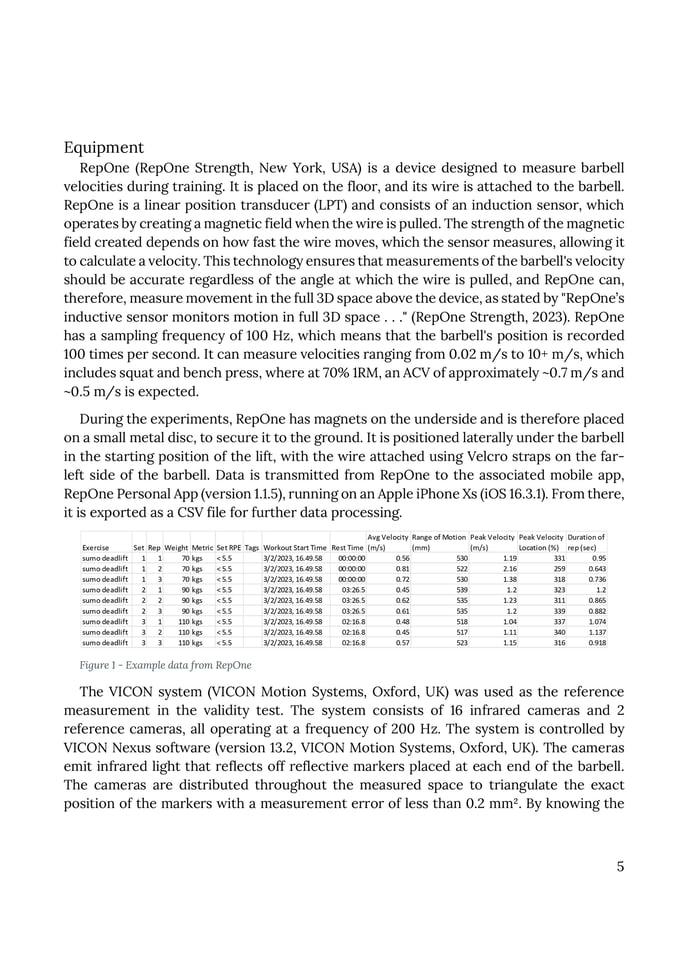 Marcus Leth (2023) - Testing the validity and reliability of the RepOne Velocity sensor on Average concentric velocity in squat and bench press-images-5